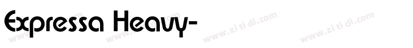 Expressa Heavy字体转换